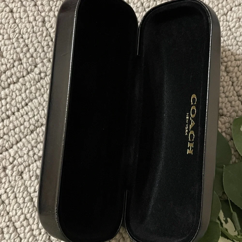 Coach Sleek Black Eyewear Case